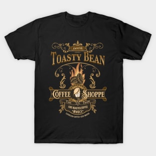 Vintage Toasty Bean Coffee Shoppe - Retro Coffee Lover's Delight! T-Shirt